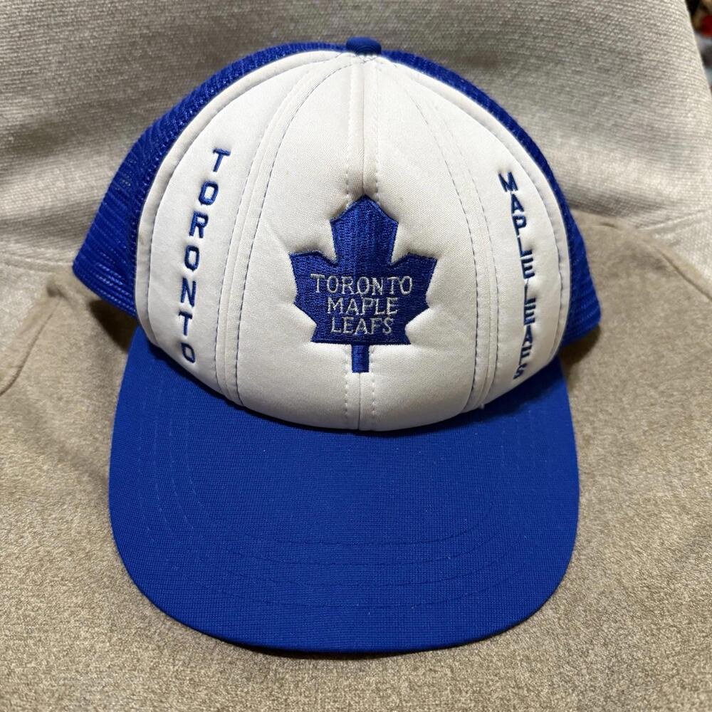 Vintage Toronto Maple Leafs NHL Trucker Snapback Hat Men’s